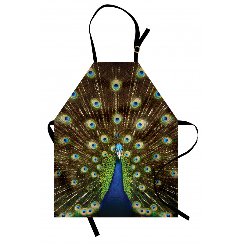 Peacock with Feathers Apron