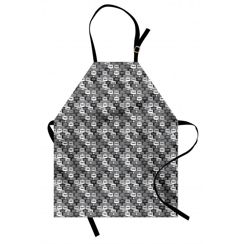 Night Birds Eyes Graphic Apron