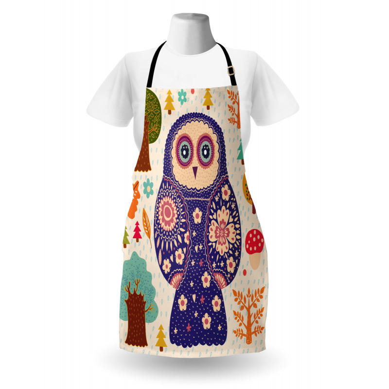 Birdie and Autumn Botany Apron