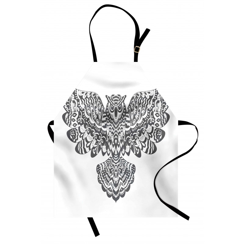 Monochrome Open Wings Apron