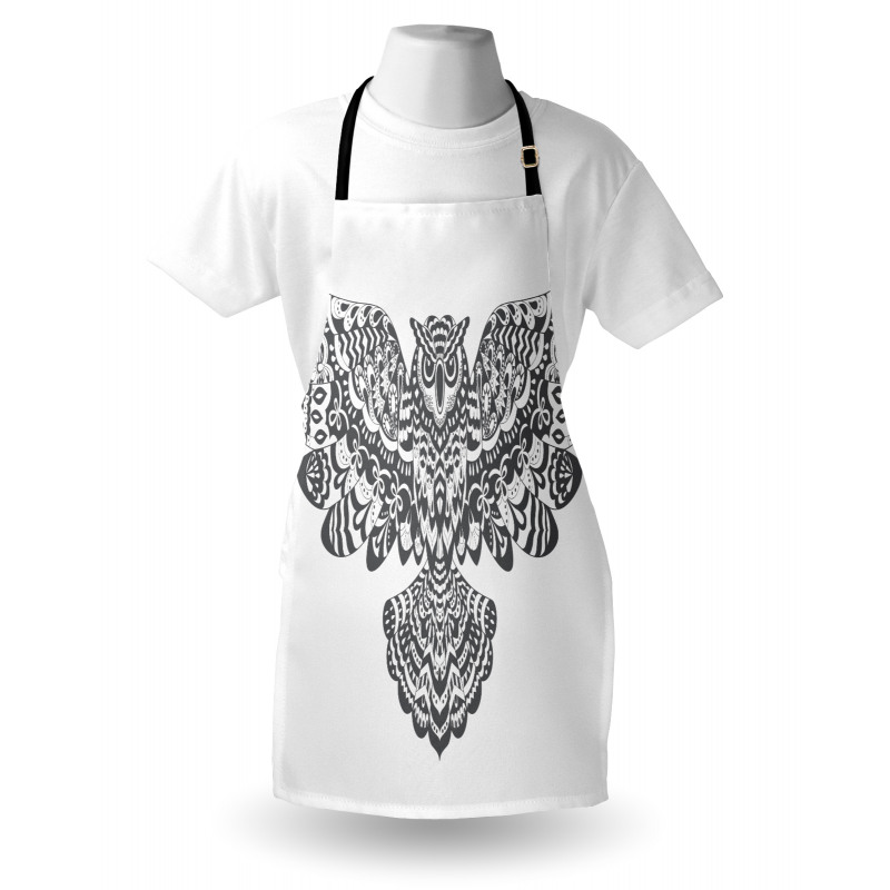 Monochrome Open Wings Apron