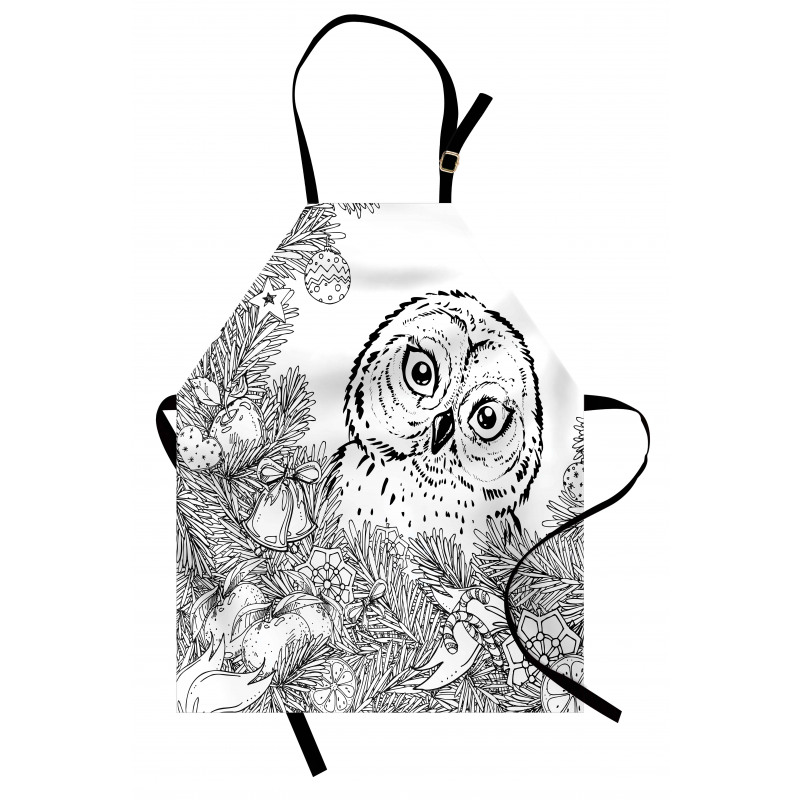 Christmas Theme Ornaments Apron