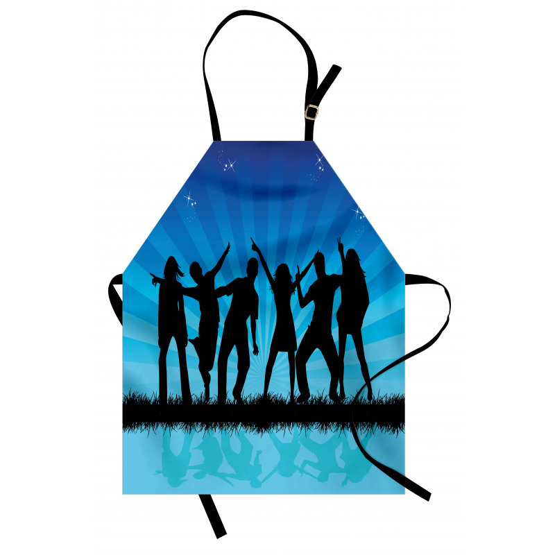 Dancing Crowd Sunrays Apron