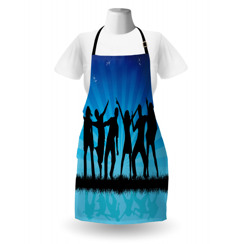 Dancing Crowd Sunrays Apron