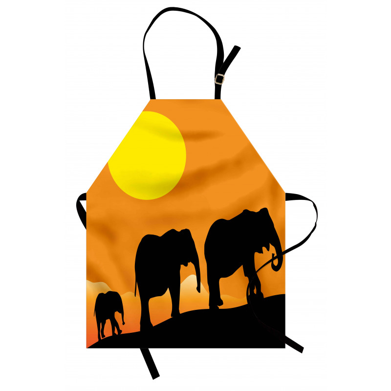 Baby Elephant and Family Apron