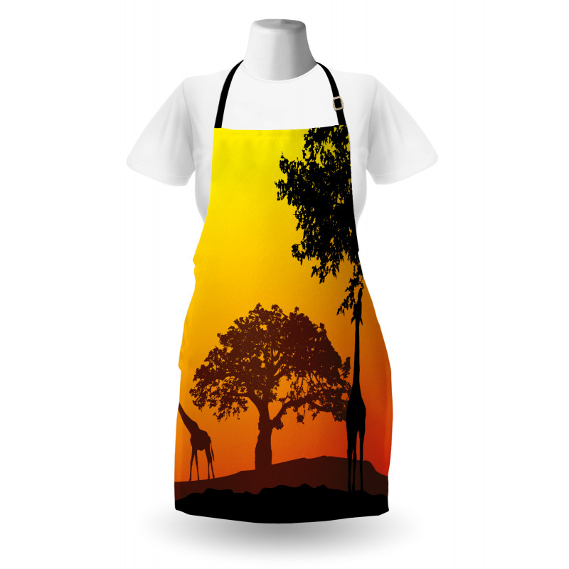 Giraffe Savannah Desert Apron