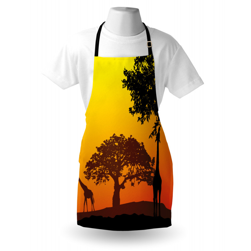 Giraffe Savannah Desert Apron