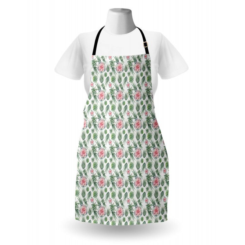 Cactus and Flowers Apron