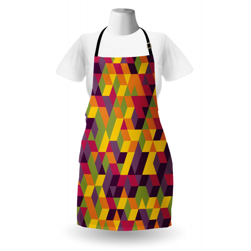 Modern Colorful Repetition Apron