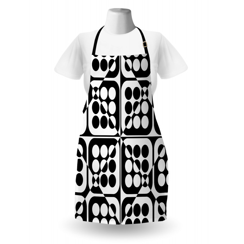 Monotone Squares and Dots Apron