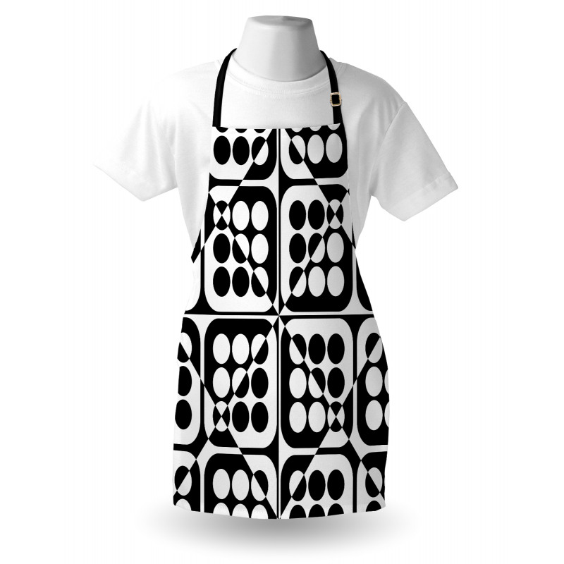 Monotone Squares and Dots Apron