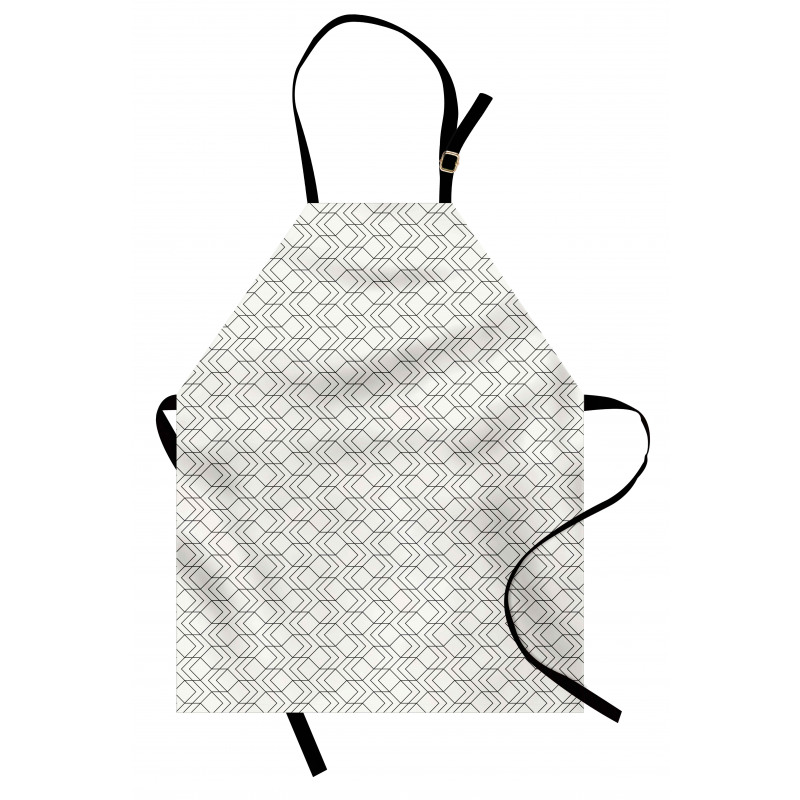 Modern Zigzags Pattern Apron