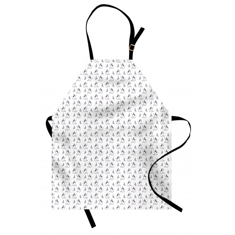 Flying Bird and Olive Branches Apron