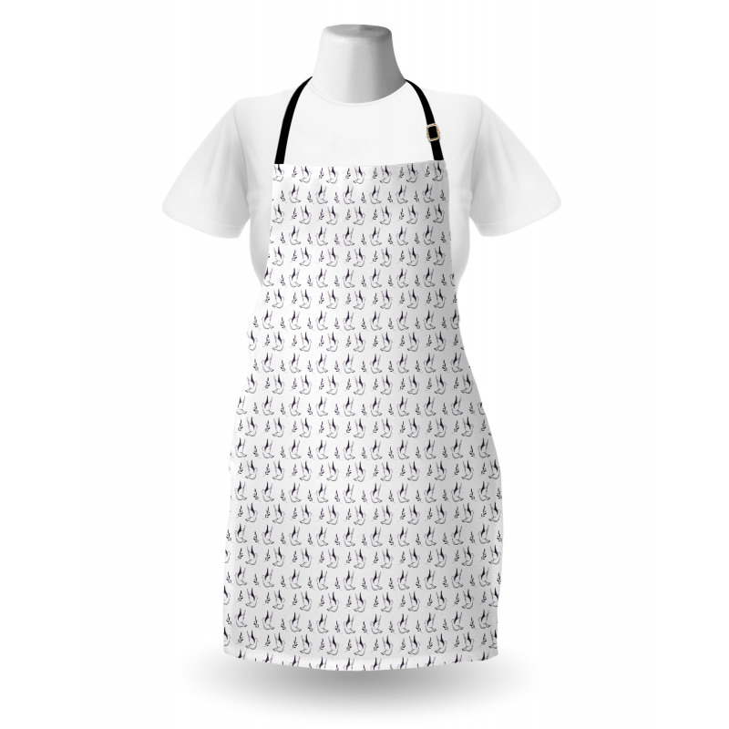 Flying Bird and Olive Branches Apron