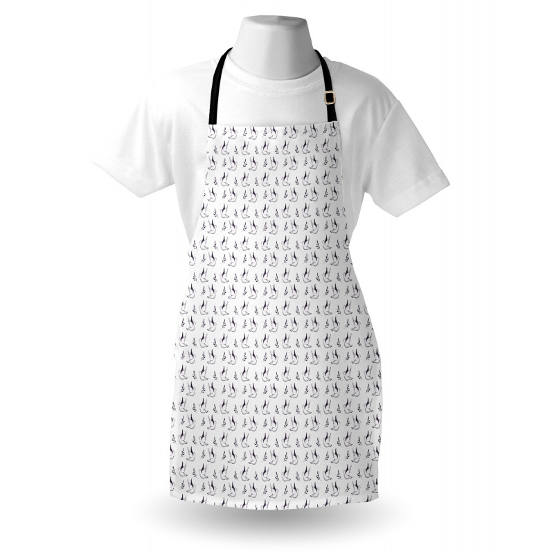 Flying Bird and Olive Branches Apron