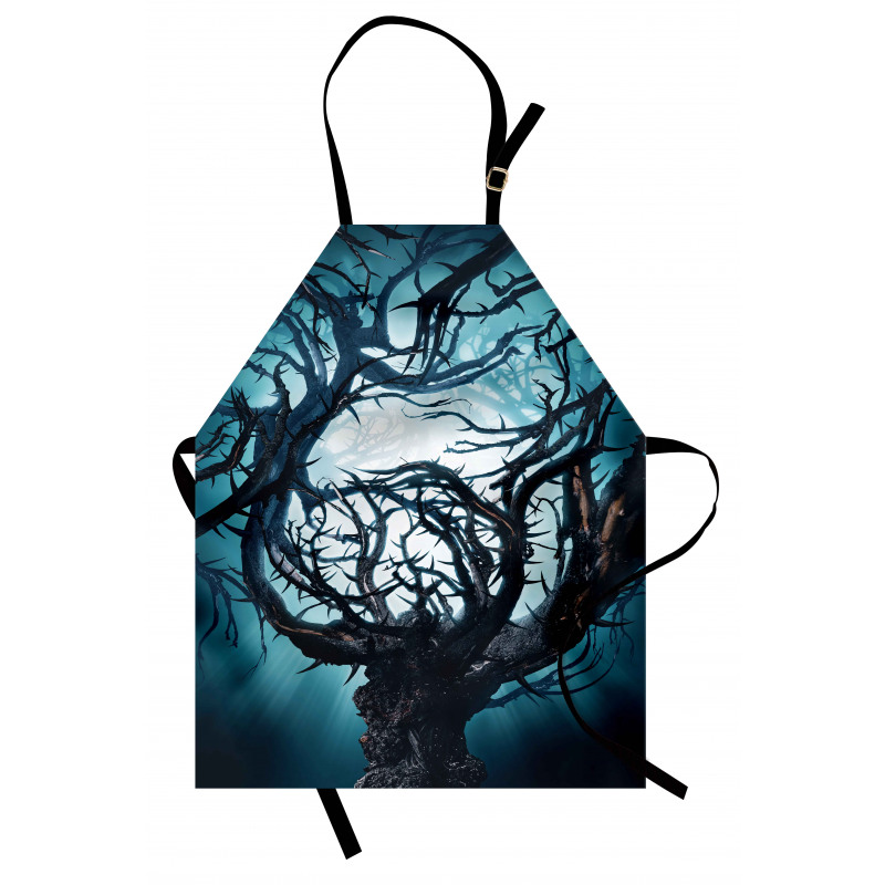 Night Big Mystic Tree Apron