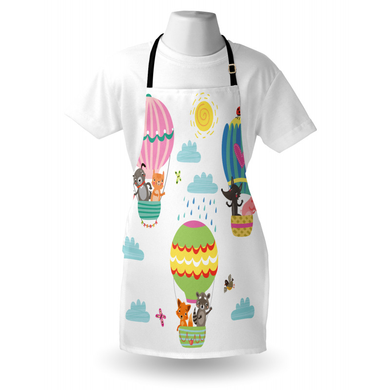 Animals Fly Nursery Apron