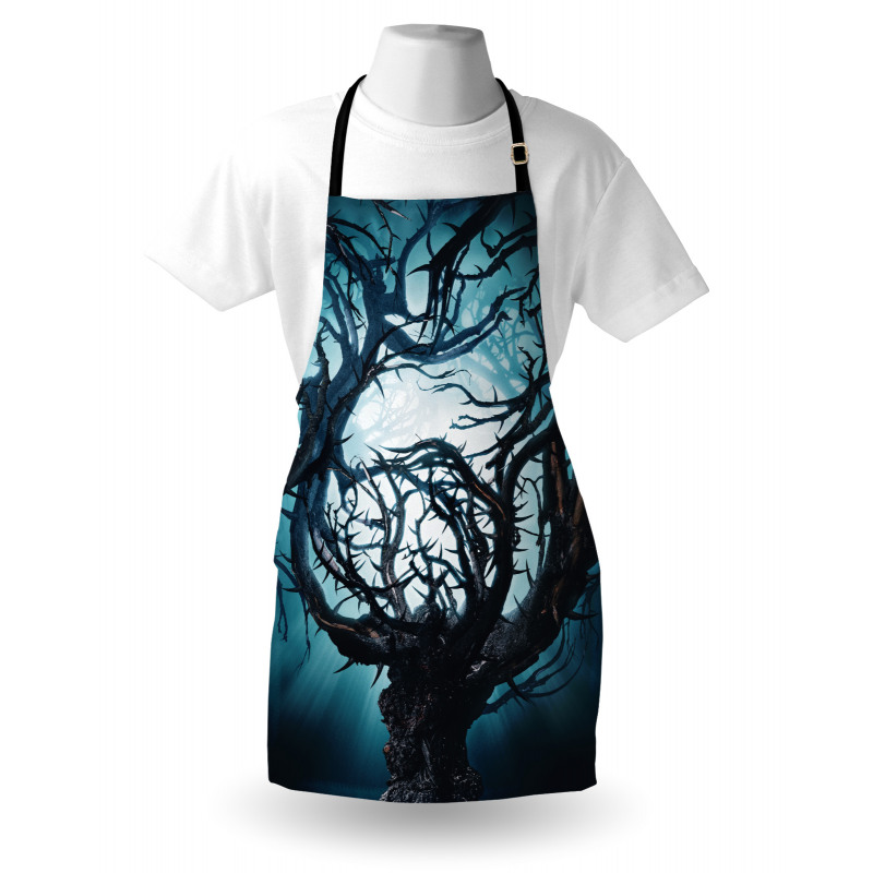 Night Big Mystic Tree Apron