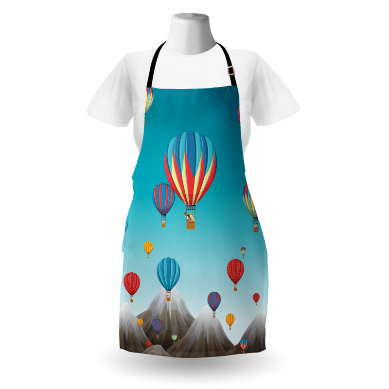 Colorful Mountains Apron