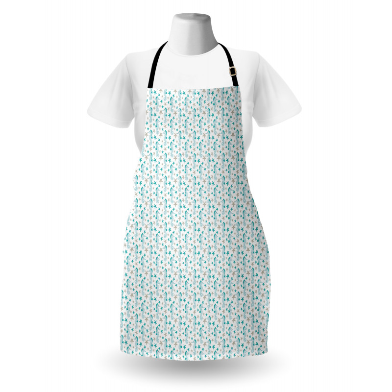 Seahorses and Starfish Apron