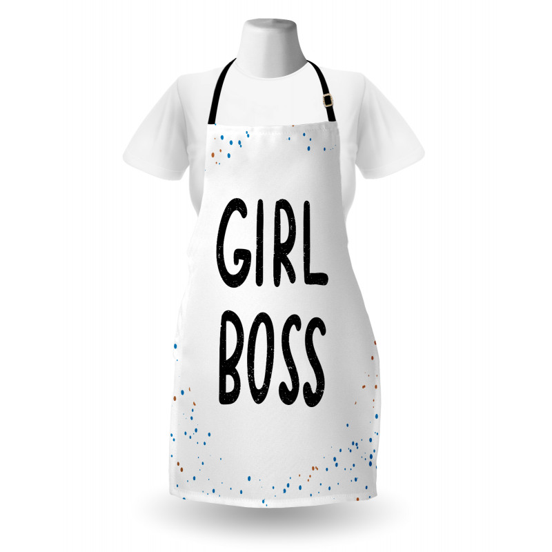 Grunge Typographic Image Apron