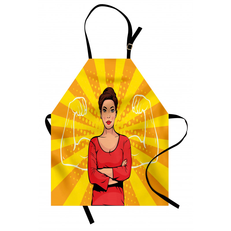 Strong Woman and Arms Apron