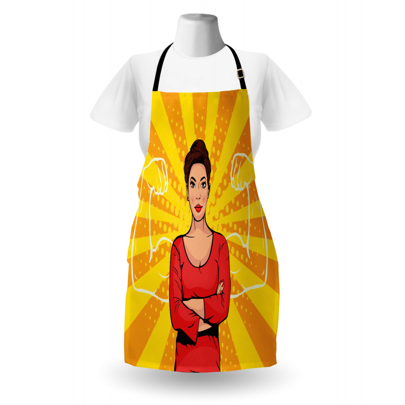 Strong Woman and Arms Apron