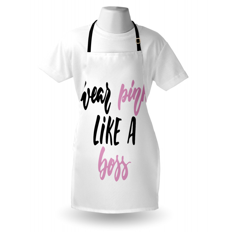 Wear Pink Like a Boss Apron