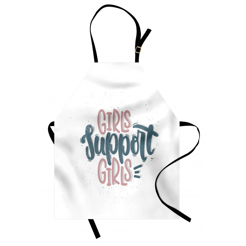 Girls Support Girls Texts Apron