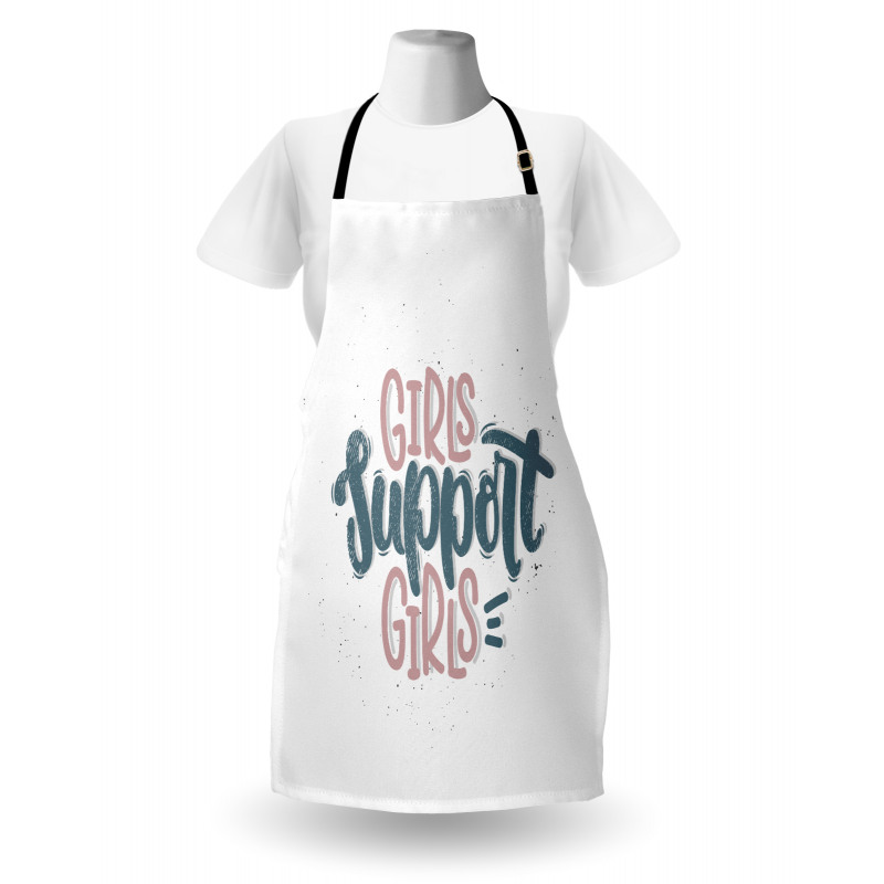 Girls Support Girls Texts Apron