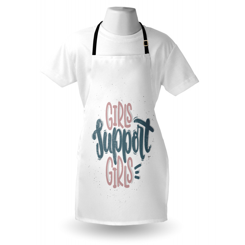 Girls Support Girls Texts Apron