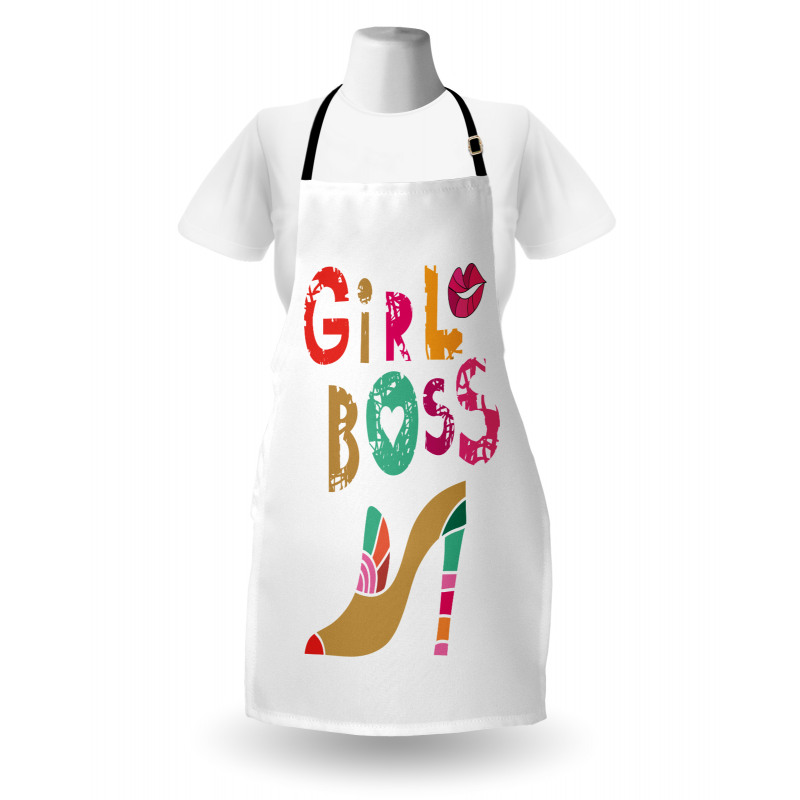 High Heel and Woman Lips Apron