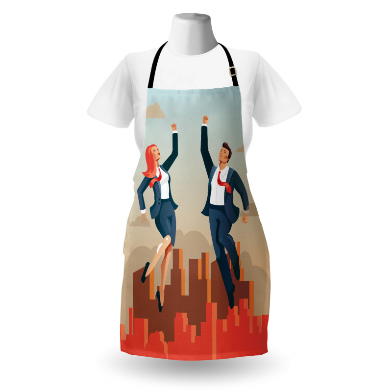 Formal Man and Woman City Apron