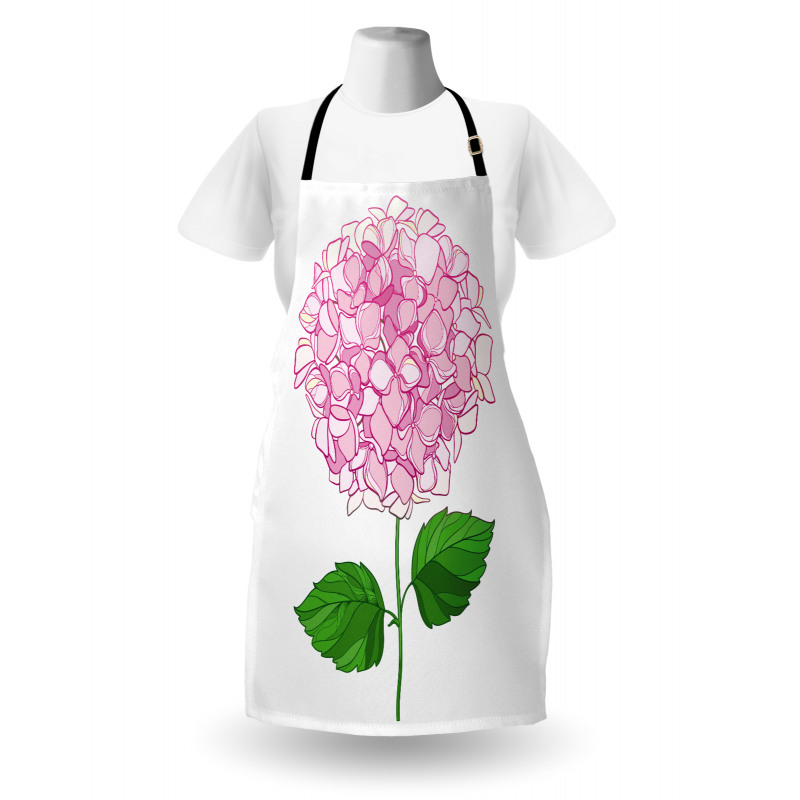 Hand Drawn Pink Petals Apron