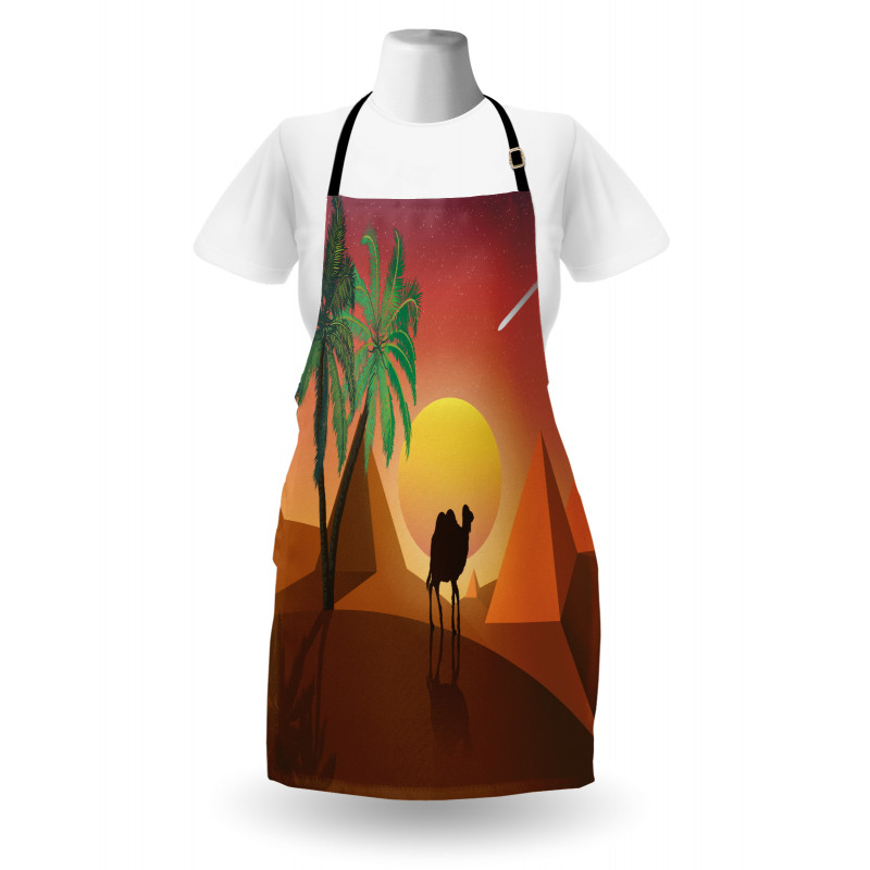 Camels Pyramids and Palms Apron