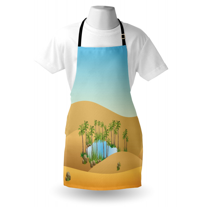 Sand Dunes Lake and Trees Apron