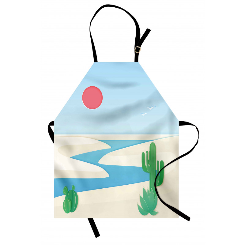 Desert Safari Cactus Plants Apron