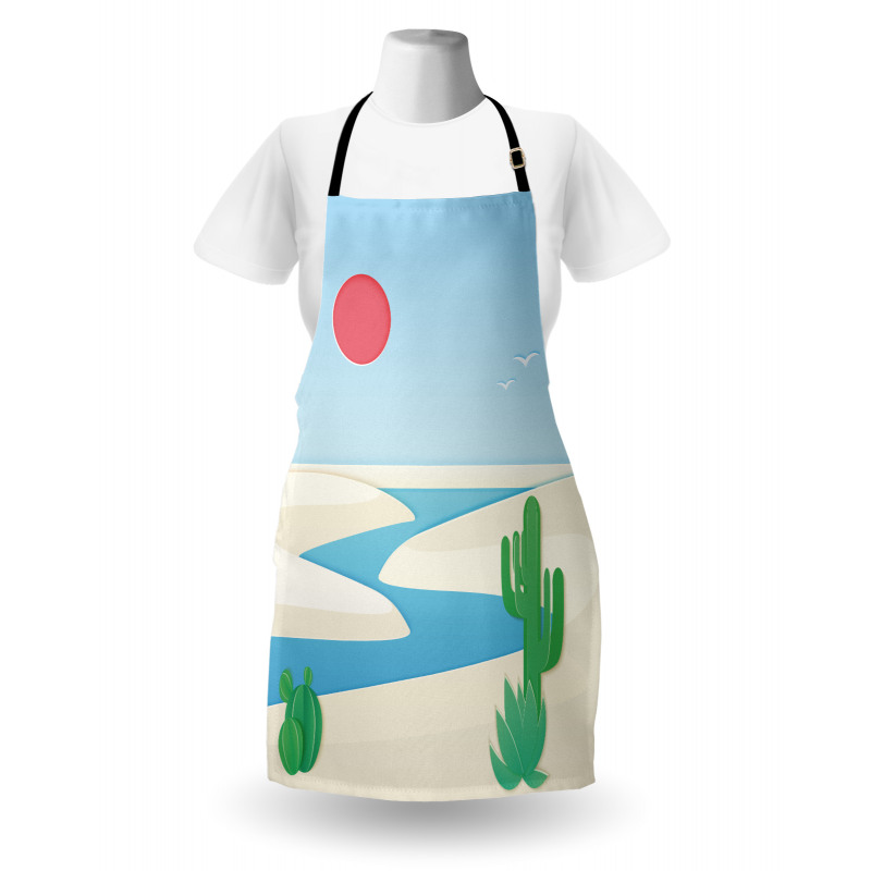 Desert Safari Cactus Plants Apron