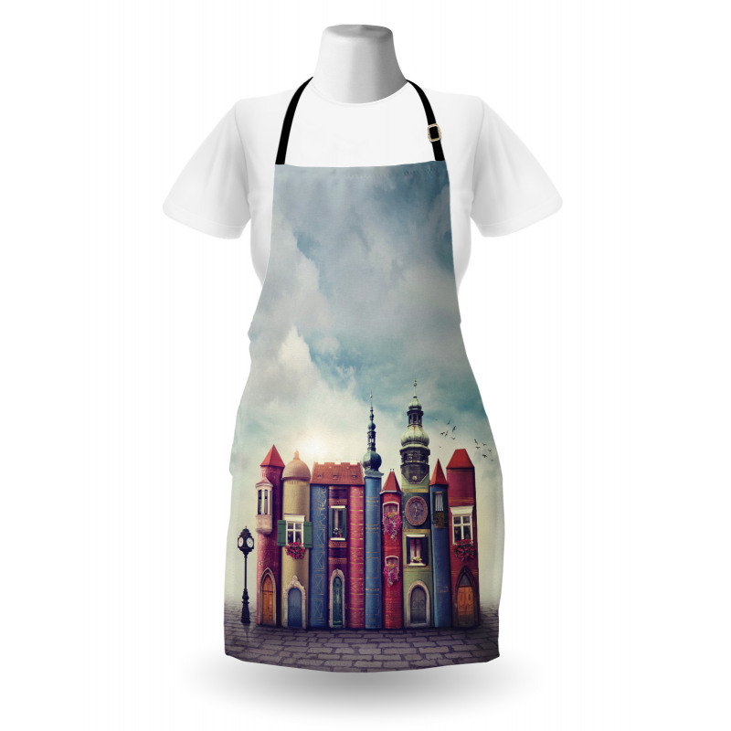 City of Old Books Birds Apron