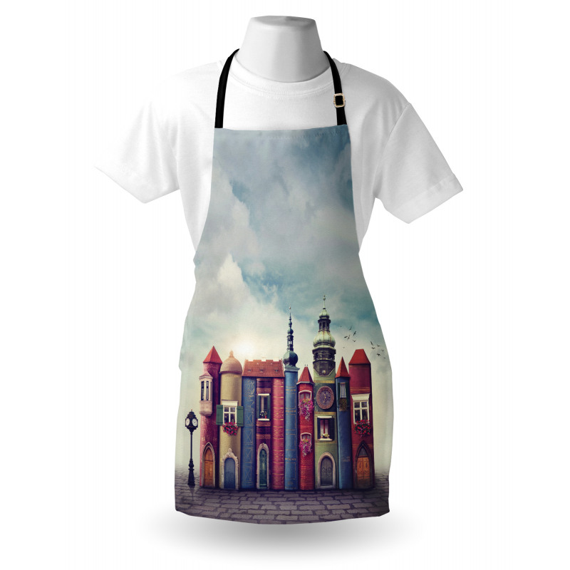City of Old Books Birds Apron