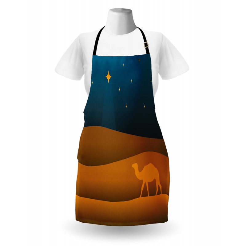 Sand Dunes Starry Night Sky Apron