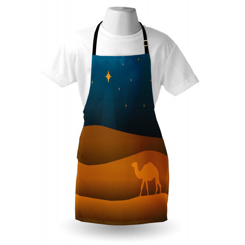 Sand Dunes Starry Night Sky Apron