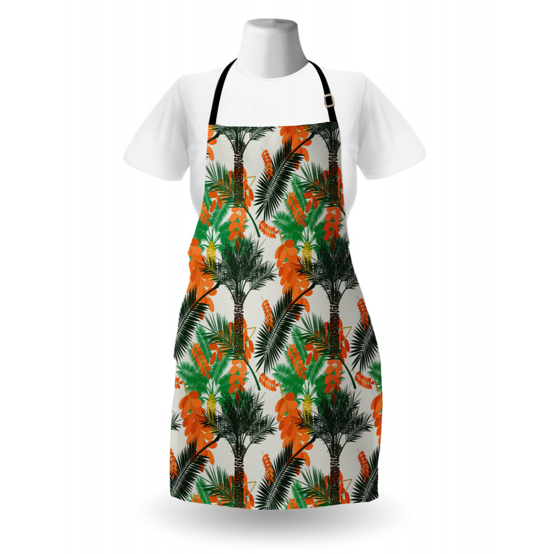 Date Palm Tree with Leaves Apron