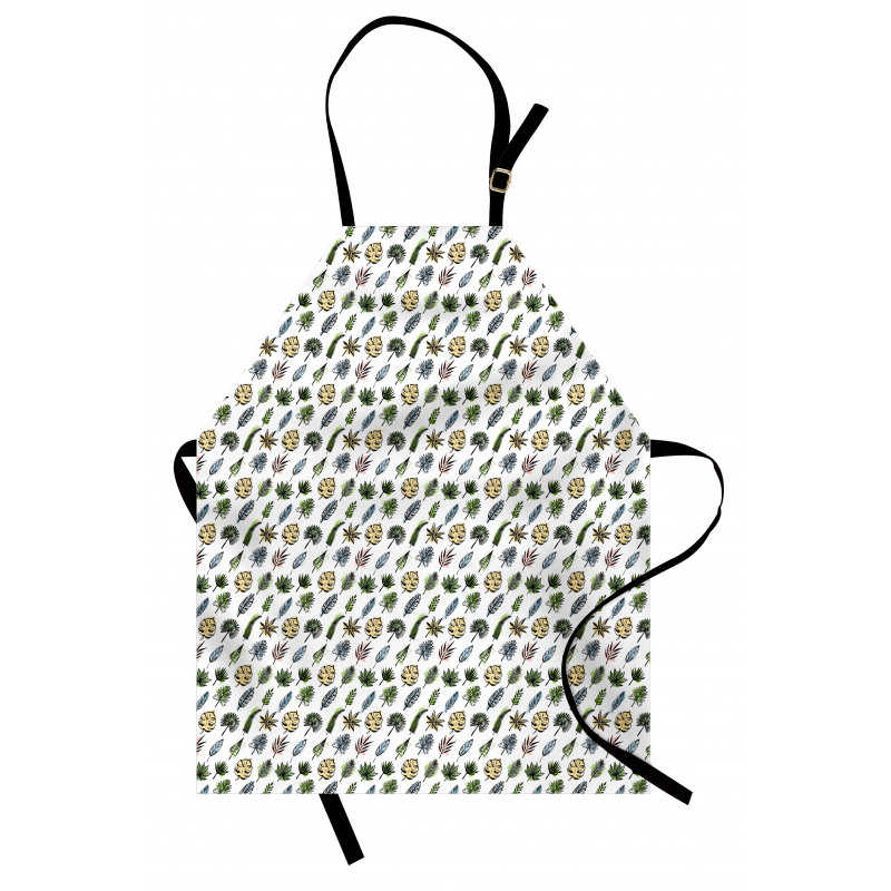 Leaves in Grunge Apron