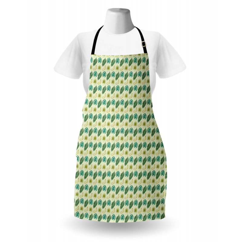 Banana and Leaves Art Apron