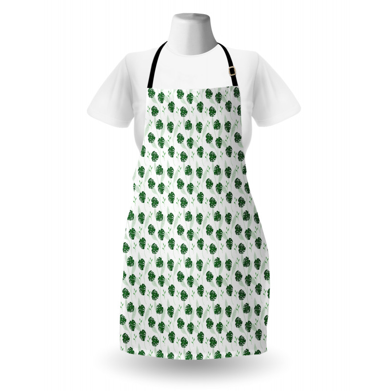 Jungle Foliage Shadowy Apron