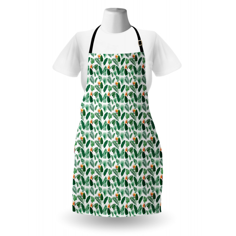 Jungle Flora Foliage Apron