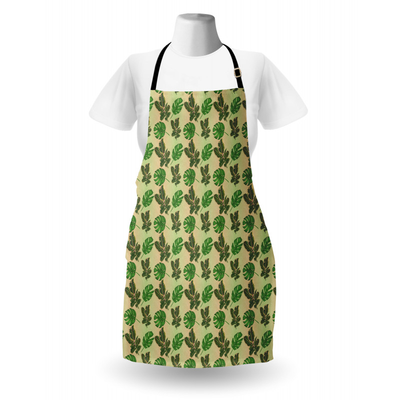 Exotic Leaves Scenery Apron