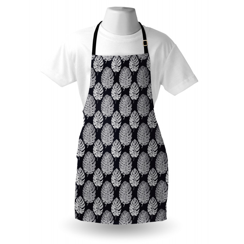 Modernistic Leaves Art Apron