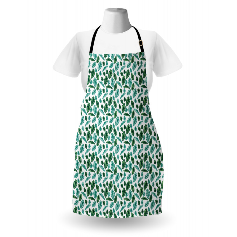 Rhythmic Alocasia Art Apron